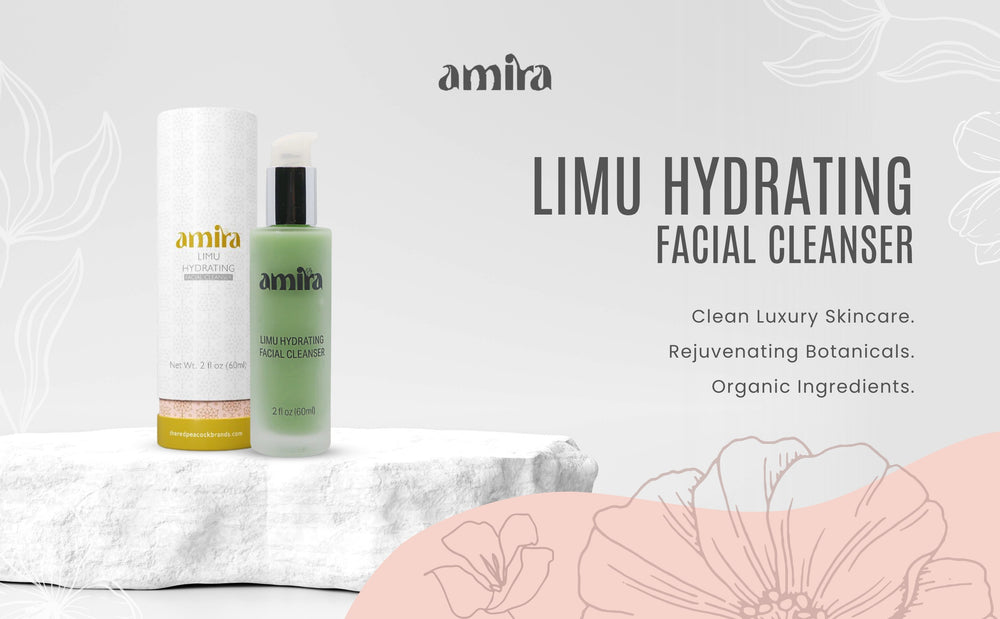 Nettoyant hydratant pour le visage Limu Amira | Beauté propre et végétalienne par Red Peacock
